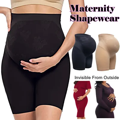 £7.79 • Buy Women Maternity Baby Bump High Waist Shapewear Seamless Pregnancy Body Shaper UK