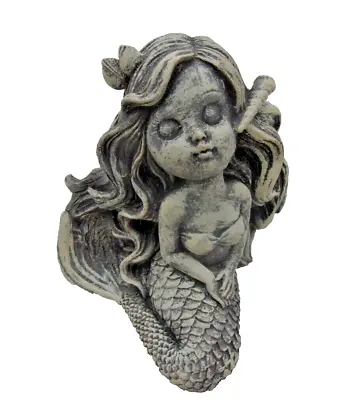 Latex Mermaid Mold Plaster Cement Casting Garden Mould  3.75  H X 3 W • $42.95