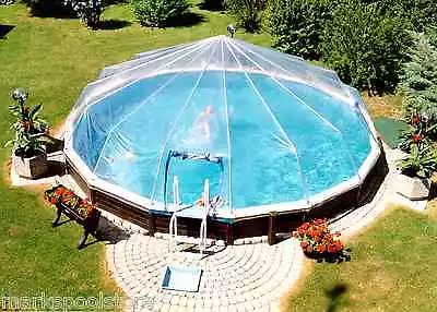 Replacement Cover Round Above Ground Swimming Pool Solar Sun Dome Heater Sundome • $1419