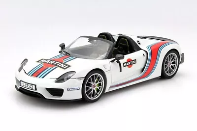 Minichamps 1 18 Porsche 918 Spyder Weissach Package Martini • £229.95