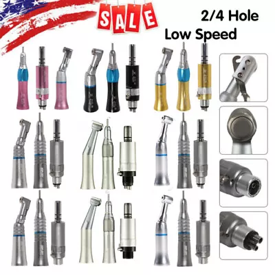 Dental Slow Low Speed Contra Angle/straight Handpiece/air Motor 2/4H Fit NSK OR • $49.99