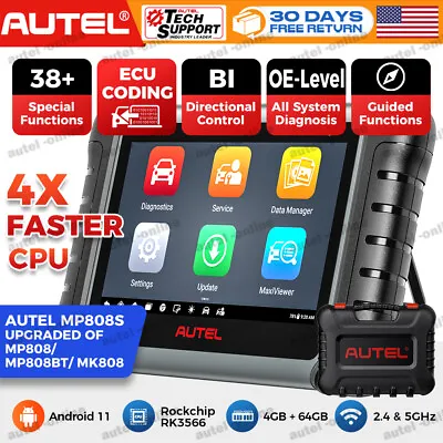 $539 • Buy Autel MaxiPRO MP808S ALL System OBD2 Diagnostic Scan Key Coding Updated Of MP808