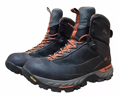 SIMMS M’s G4 Pro Vibram Sole Boots With Interchangeable Cleats US Size 12 • $179