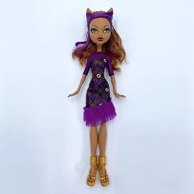 2013 Mattel Monster High Doll Frights Camera Action! Black Carpet Clawdeen Wolf • $14.99