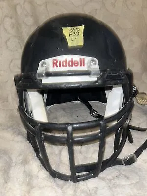 Riddell Speed Large Football Helmet (Flat Black W/ Black Face Mask) • $75