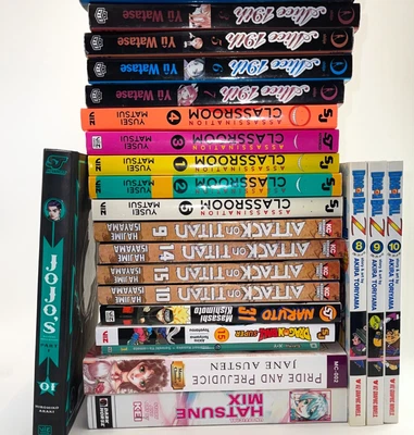 $17 • Buy Manga Lot - Pick Your Choice, Naruto, JOJO, Jujutsu Kaisen +More