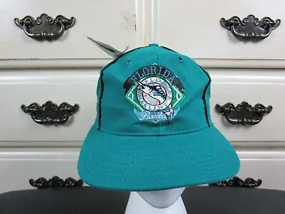 Vintage 1990's Florida Marlins NWT The Game Snapback Hat Cap Deadstock Collector • $55