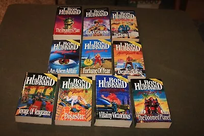 Lot Of 10 L. Ron Hubbard PBs - Complete Set Mission Earth Series - All 10 Books • $79.99