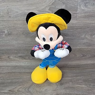 Animated Disney Farmer Mickey Mouse Old McDonald Had A Farm Dancing Singing Toy • £18.88