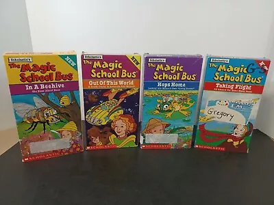 Scholastic’s The Magic School Bus Lot Of 4 VHS Tapes Good Condition  • $10.99