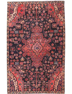 Hand Knotted Oriental 3'8''x6'4'' Vintage Wool Traditional  Area Rug • $277.43