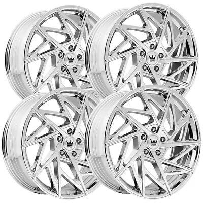 (Set Of 4) Mazzi 377 Freestyle 17x8 5x120 +35mm Chrome Wheels Rims 17  Inch • $807.96