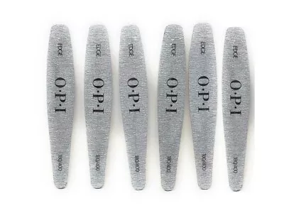 LOT 6 - OPI Nail File Tools EDGE Silver 180/400 Grit Cushioned Board Files • $17.99