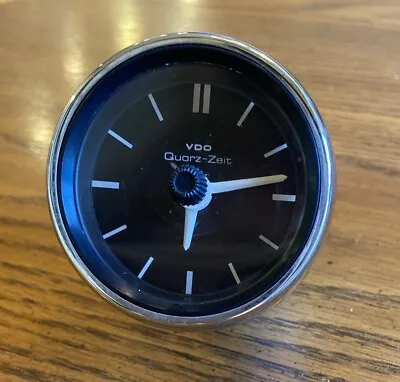 Vintage VDO Quartz Zeit Dashboard Clock 214/3/3 12.74 - Untested As Is • $129.99