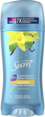 £13.99 • Buy Secret Antiperspirant And Deodorant Invisible Solid, Cozy Vanilla, 2.6oz (73g)