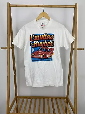 VTG 1987 Candies & Hughes Motorcraft Drag Racing Single Stitch T-Shirt M USA • $179.95