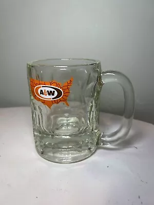 Vintage A&W Root Beer Glass Mug Dimpled  4 1/2 Tall • £9.64