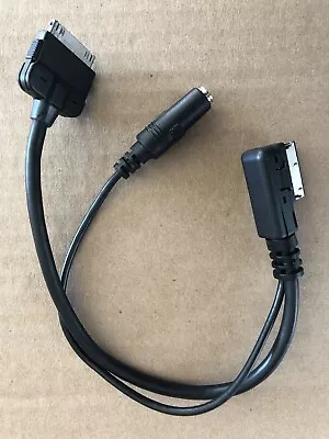 2009 10 11 2012 MERCEDES MEDIA INTERFACE CABLE IPHONE IPOD AUX  B 67 82 4578 OEM • $53.95