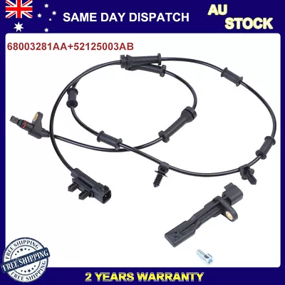 2PCS Front Rear LH/RH ABS Wheel Speed Sensor For Jeep Wrangler JK 2007-2017 • $30.99