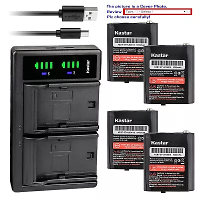 Kastar Battery Dual Charger For Motorola TalkAbout EM1000 EM1000A EM1000R MC225R • $16.99