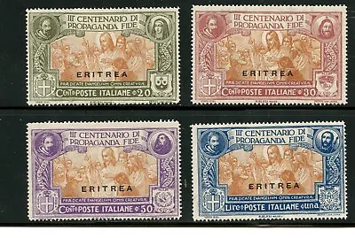 Eritrea #65-68 (E239) Complete 1923 Propagation Of The Faith Issue MH F-VF • $8.91