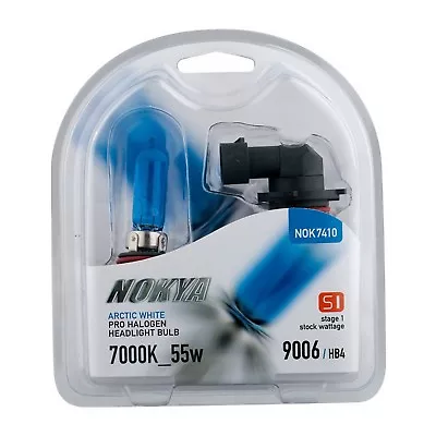 Nokya 9006 Arctic White Headlight Pro Halogen Light Bulb 7000K 55W S1 NOK7410 • $15.99