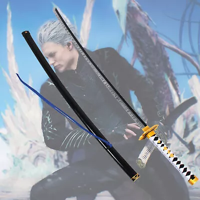 Devil May Cry 5 Cosplay Prop Vergil Yamato Sword Handcrafted • $152.89