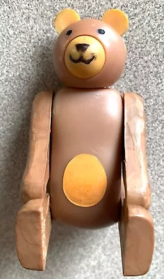 Vintage FISHER PRICE LITTLE PEOPLE CIRCUS  ANIMAL BEAR Jointed Head Arms Legs • $0.99