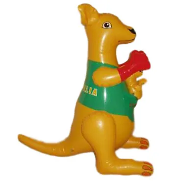 $26.95 • Buy Inflatable Boxing Kangaroo With Red Gloves & Joey - Large