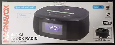 Magnavox Alexa Clock Radio Voice Operated With USB Port & Battery Backup • $89.99