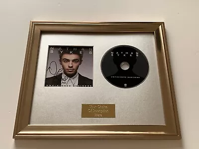 Signed/autographed Nathan Sykes - Unfinished Business Framed Cd Presentation • £89.99