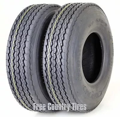 2 New Trailer Tires 5.70-8 5.70x8 Highway Boat Motorcycle 6PR Load Range C • $71.98