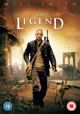 I Am Legend DVD (2008) Will Smith Lawrence (DIR) Cert 15 FREE Shipping Save £s • £1.99