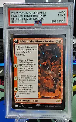 PSA 9 MINT Fable Of The Mirror-Breaker Reflection Of Kiki-Jiki Neon Dynasty • $14.22