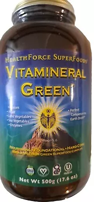 Vitamineral Green Powder By HealthForce SuperFoods - 500g (76 Servings) • $63.95
