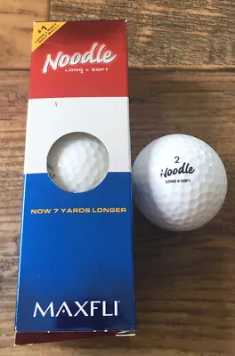 Maxfli Noodle Long & Soft Golf Balls - Sleeve Of 3 • $9