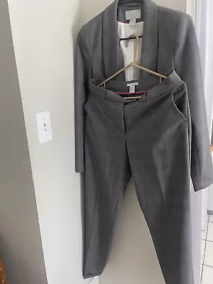 H&M Grey Suit Size 10 Fits M Slim Fit 2 Pieces • $23