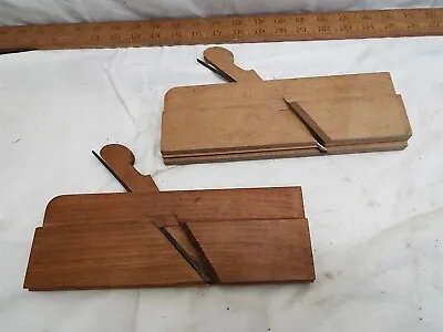 Pair D.R Barton Beading Planes Molding Woodworking Tool Wood Moulding • $49.99