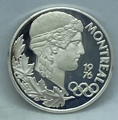 West Germany -  Argenteus Collection  - 1976 Montreal Olympic - Silver One Ducat • $98