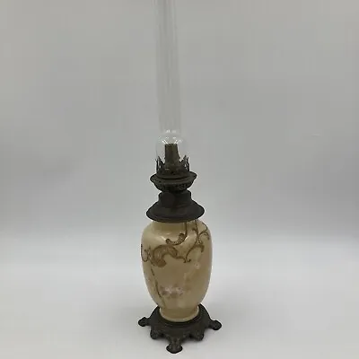 Victorian W & W Kosmos Oil Lamp & Chimney • £45