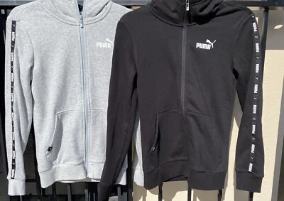 $22.99 • Buy NWT Ladies Puma Power Tape Full Zip Hoodie Jumper Sweater