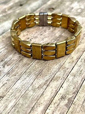Men’s Women’s Golden 100% Magnetic Hematite Bracelet Anklet Necklace 3 Row • $56.99