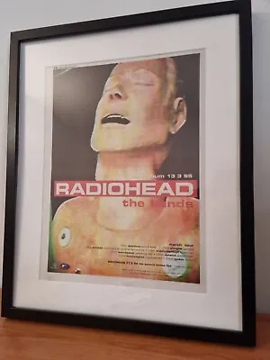 RADIOHEAD Original Framed Promo Ad Poster.1995.A3.Frame Size 53cm X 43cm  • £60