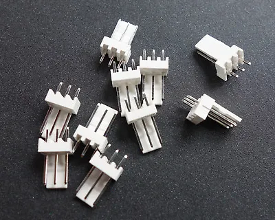 10Pcs White 3-Pin Male Fan Connector Housing Plug 2.54mm Pitch PC Mod Molex New • $1.50