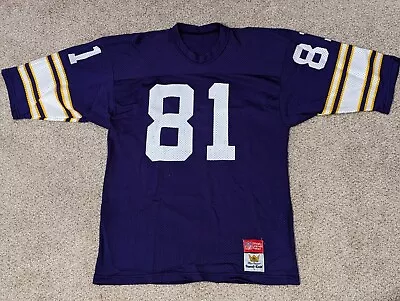 RARE Throwback Vikings Jersey #81 Carl Eller Size L • $40