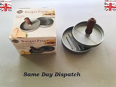 £5.99 • Buy Heavy Duty Non-Stick Quarter Pounder Beef Burger Hamburger Press Maker UK Seller