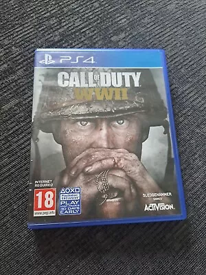 Call Of Duty WWII World War 2 For Sony PlayStation 4 - Video Game 2017 • £1.70