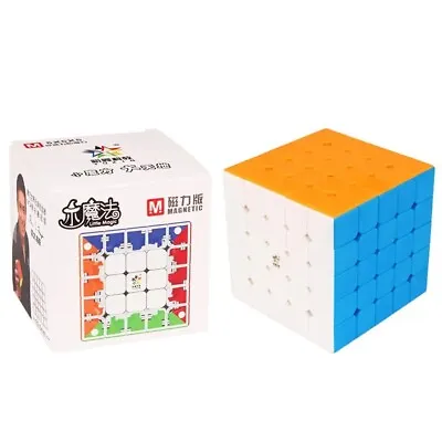 Magic Cube Yuxin Little Magic 5×5 M Magnetic Cube Puzzle Ylm 5x5x5 Speed Cube • $22.45