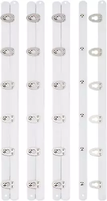 12Inch Spring Steel Corset Busks 4 Pairs White Corset Busk With Hook & Eye Clos • $12.79