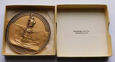 A. Bartholdi Statue Of Liberty Presentation Bronze Medal Medallic Art Co. CT • $19.99